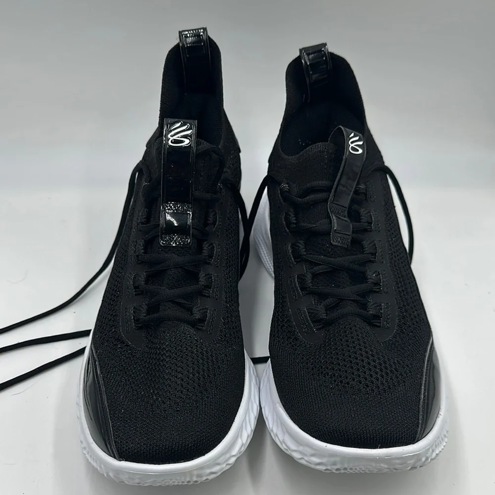 Under Armour Mens UA Team Curry 8 NM Flow Basketball Shoes Black Size 14m 15.5w